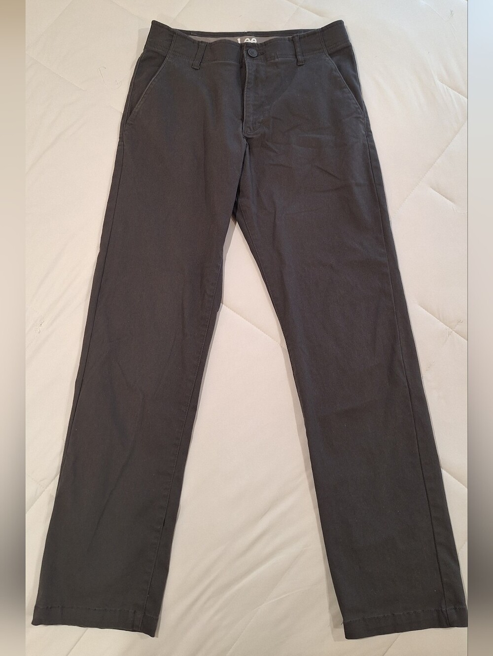 Men's Classic Straight Chino Pants - Gray